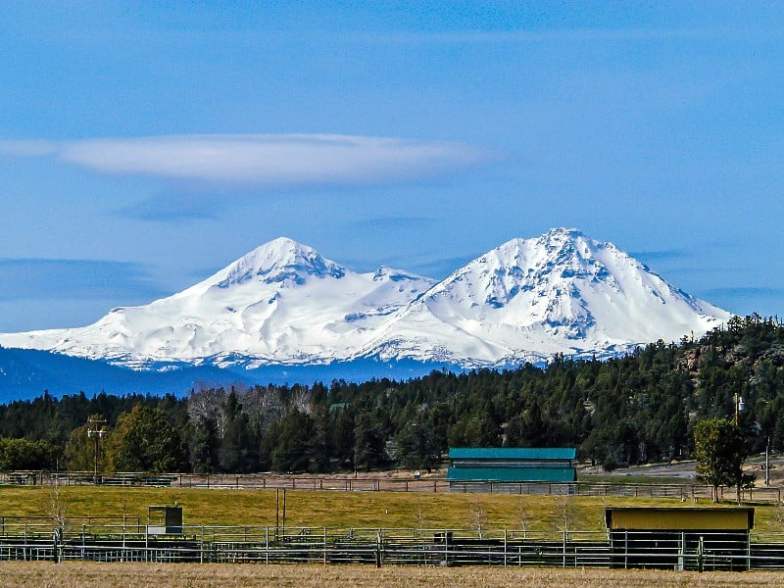 Three Sisters near Bend in Central Oregon