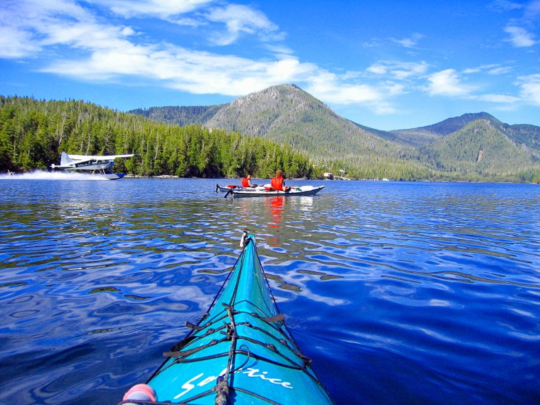 Kayaking in Clayoquot Sound, Vancouver Island, B.C.