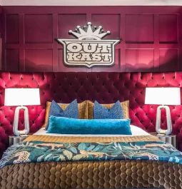 Outkast-themed bedroom