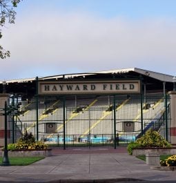 entrance of sports arena